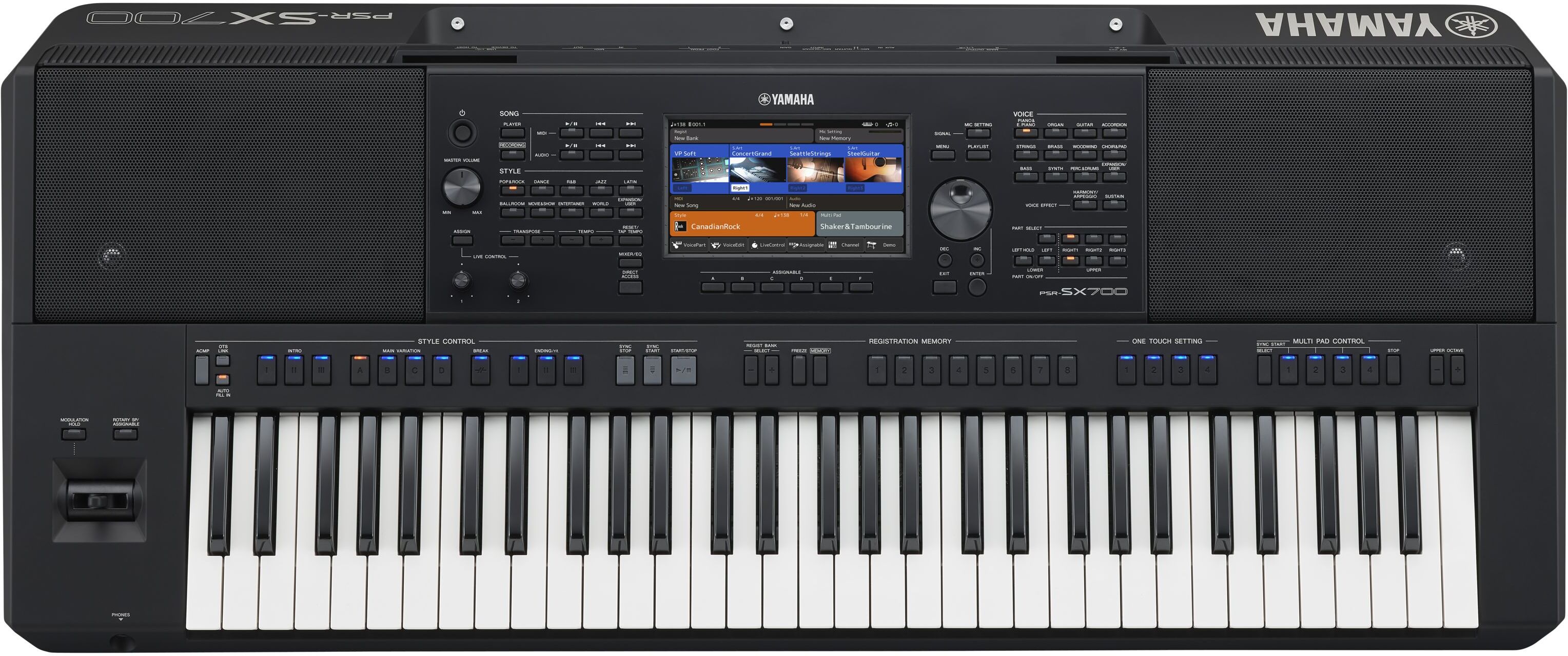 Yamaha PSR-SX700 - Keyboard