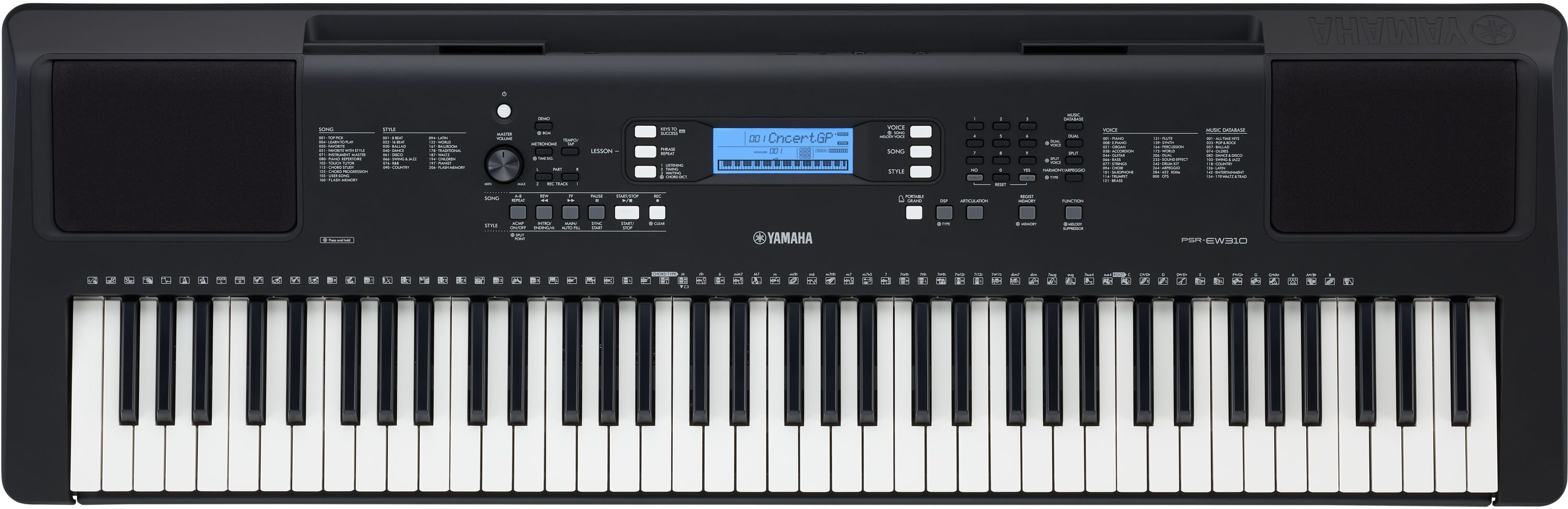 Yamaha PSR-EW310 - Keyboard