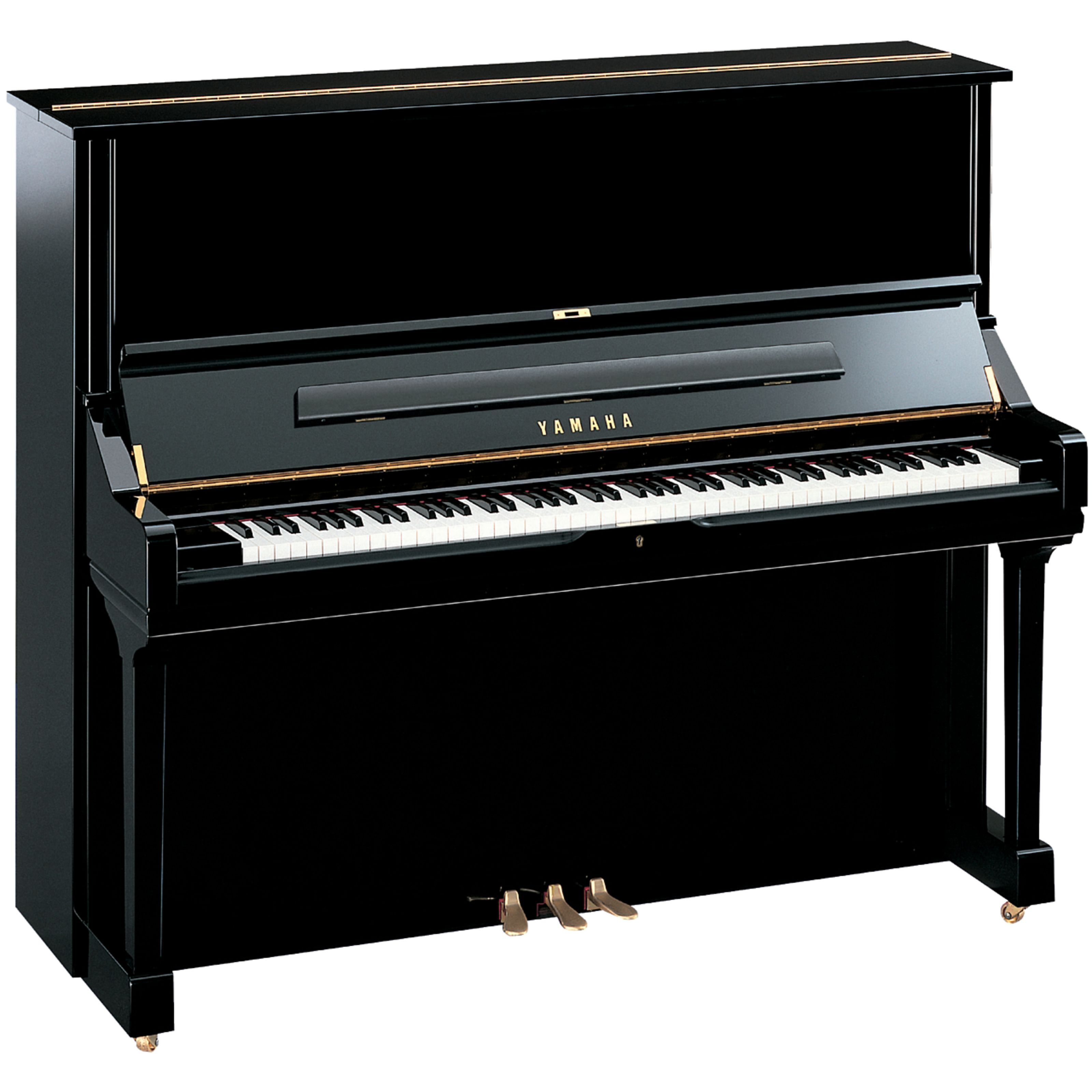 Yamaha U30BL Bj. '87 schw. pol., 131cm - Gebraucht Klavier