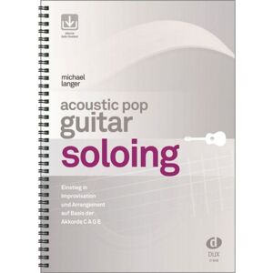 Edition Dux Acoustic Pop Guitar Soloing - Schulwerk für Gitarre