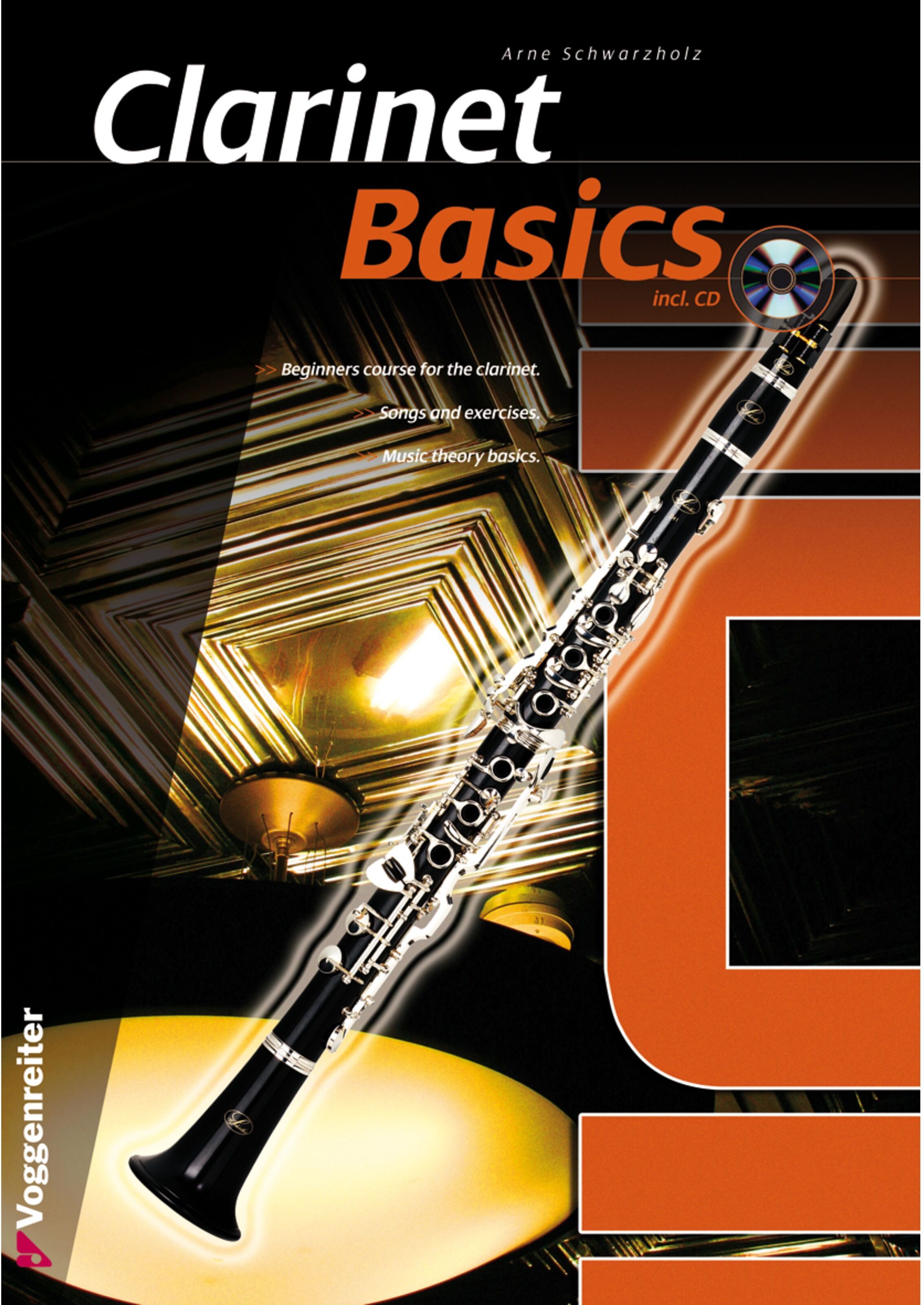 Voggenreiter Clarinet Basics ENGLISH Schwarzholz/ primer / incl. CD - Schulwerk für Holzblasinstrumente