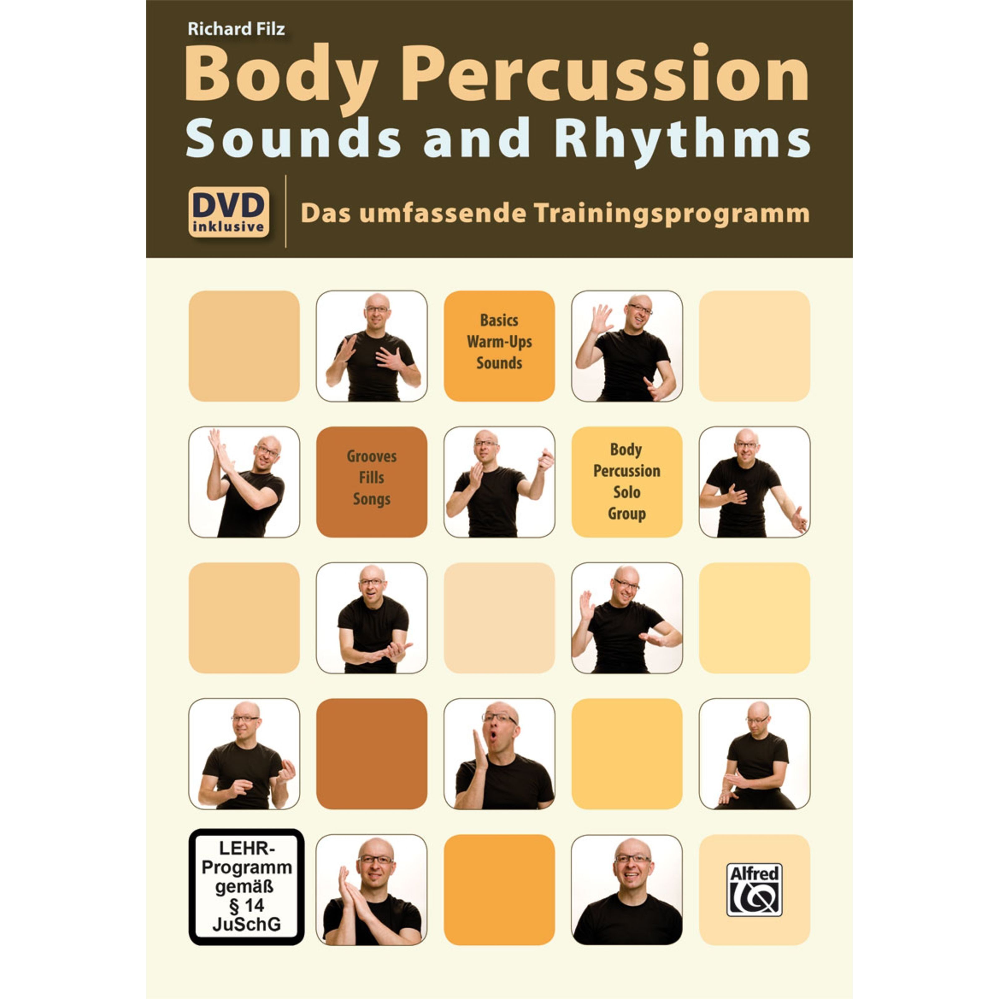Alfred Music Body Percussion Filz inkl. DVD - Schulwerk für Percussion