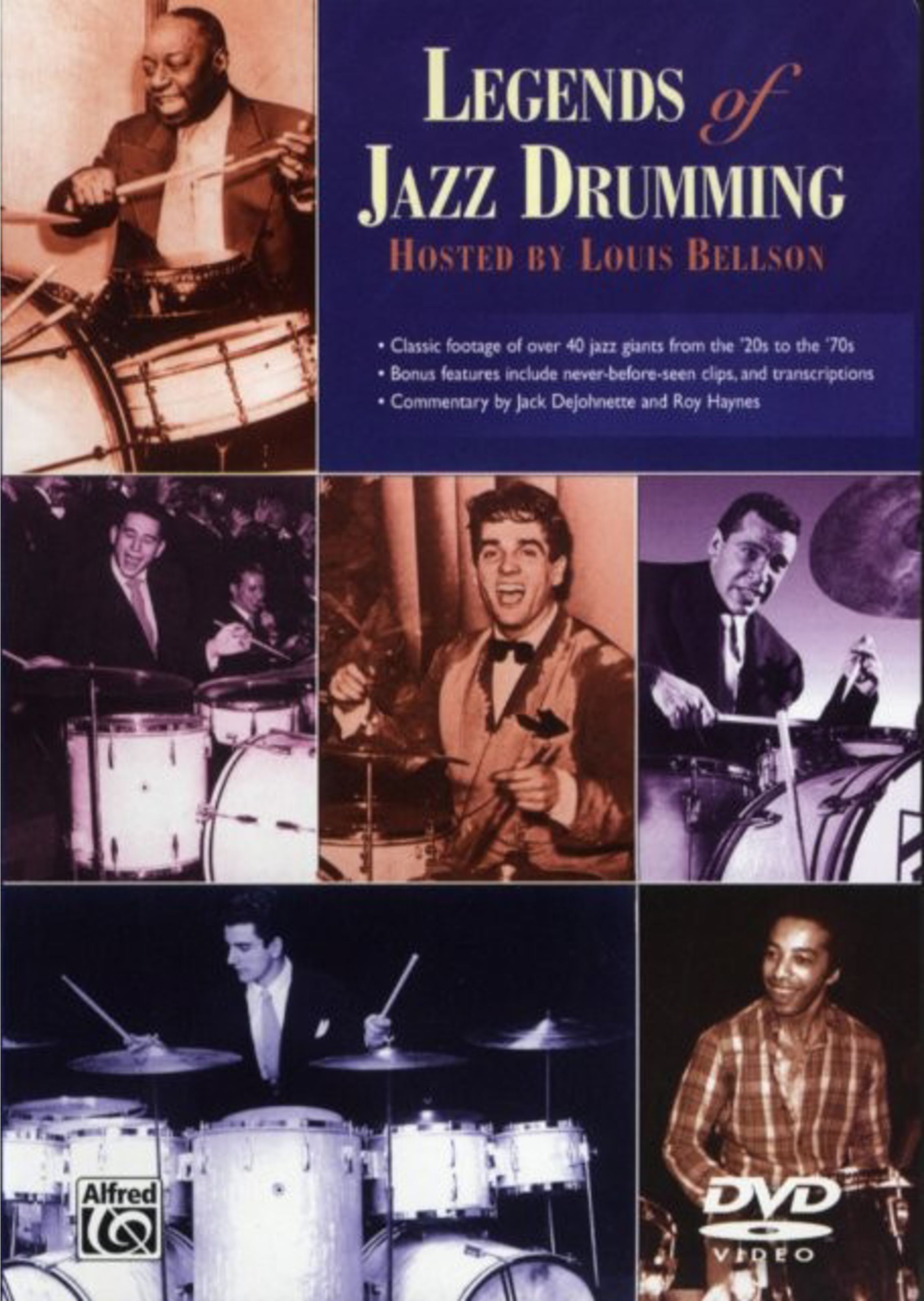 Alfred Music Legends of Jazz Drumming DVD, Paul Motian und andere - DVD