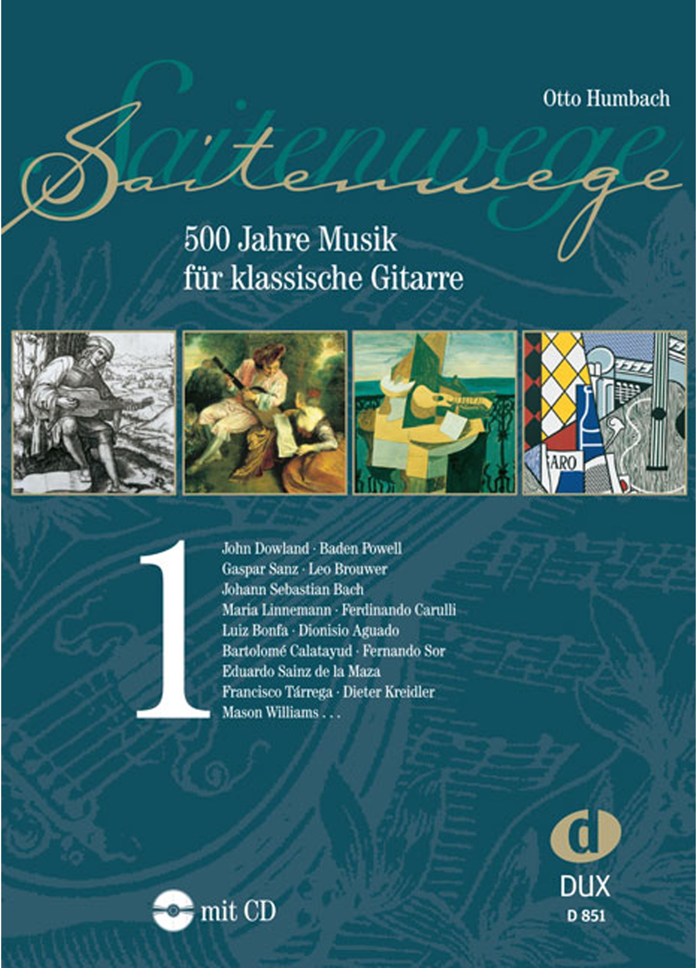 Edition Dux Saitenwege - 500 Jahre Musik für klassische Gitarre - Songbook