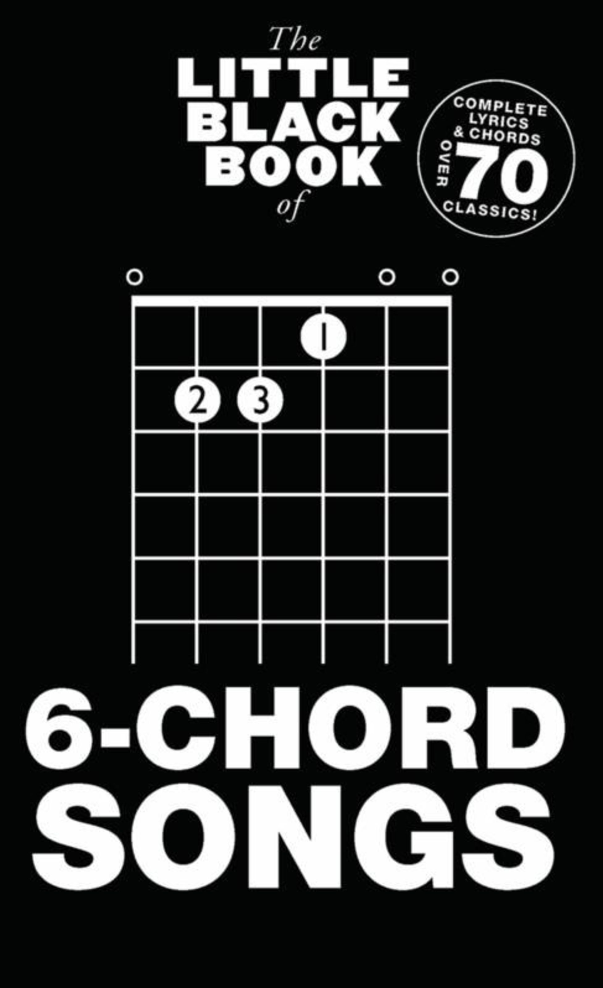 Wise Publications The Little Black Book Of 6-Chord Songs - Songbook