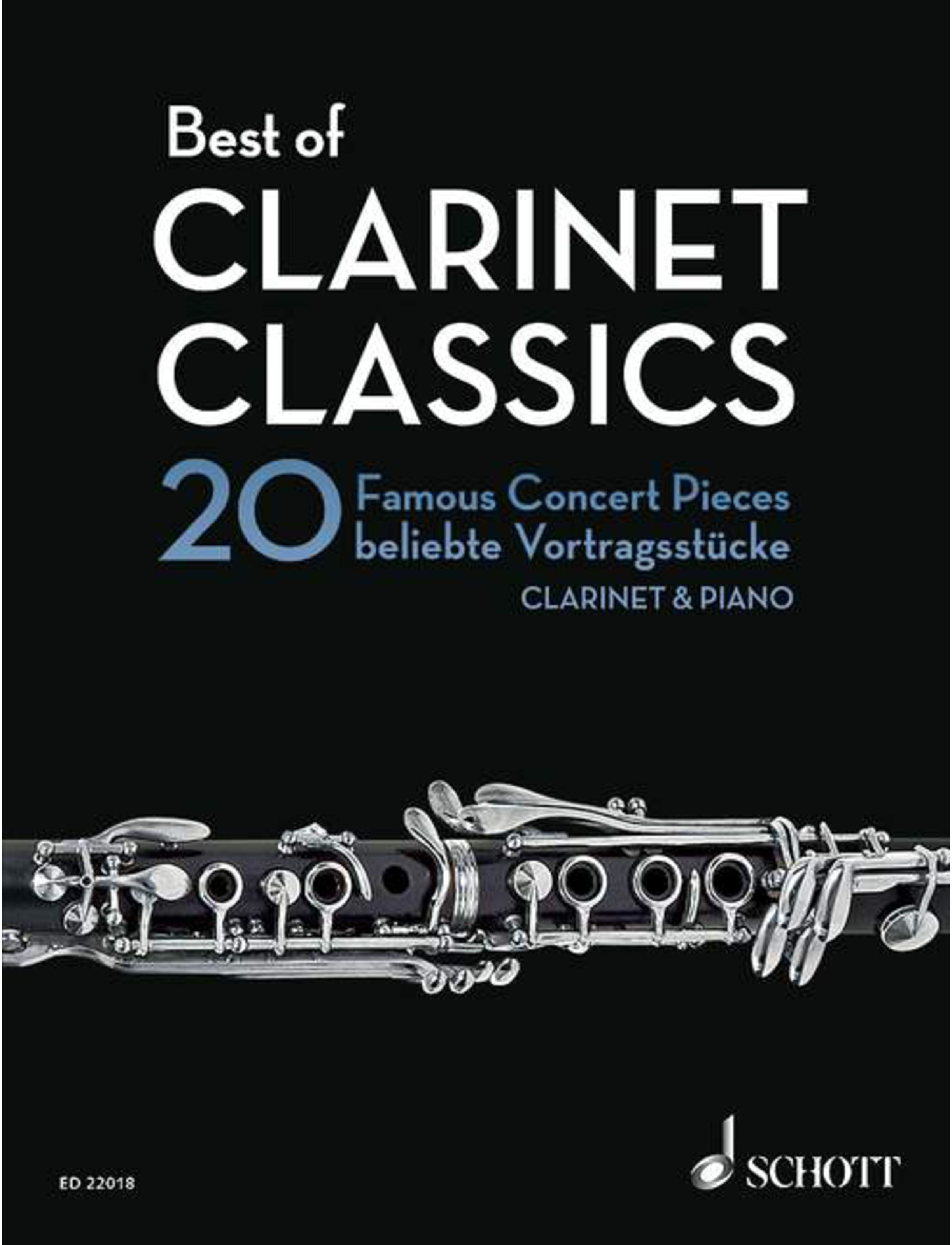 Schott Music Best of Clarinet Classics Rudolf Mauz - Noten Sammlung für Holzblasinstrumente