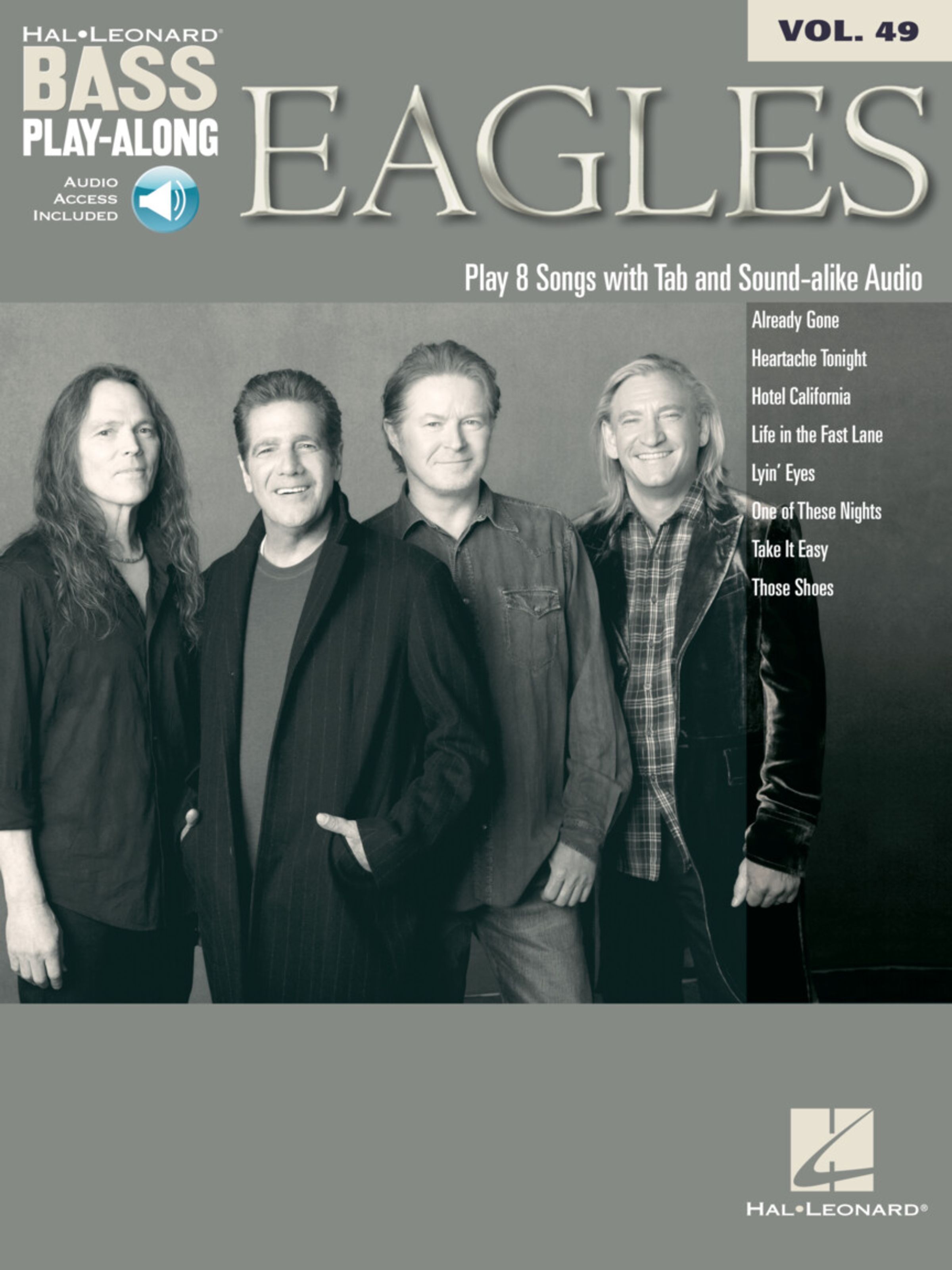 Hal Leonard Bass Play-Along Volume 49: Eagles - Noten für Bass