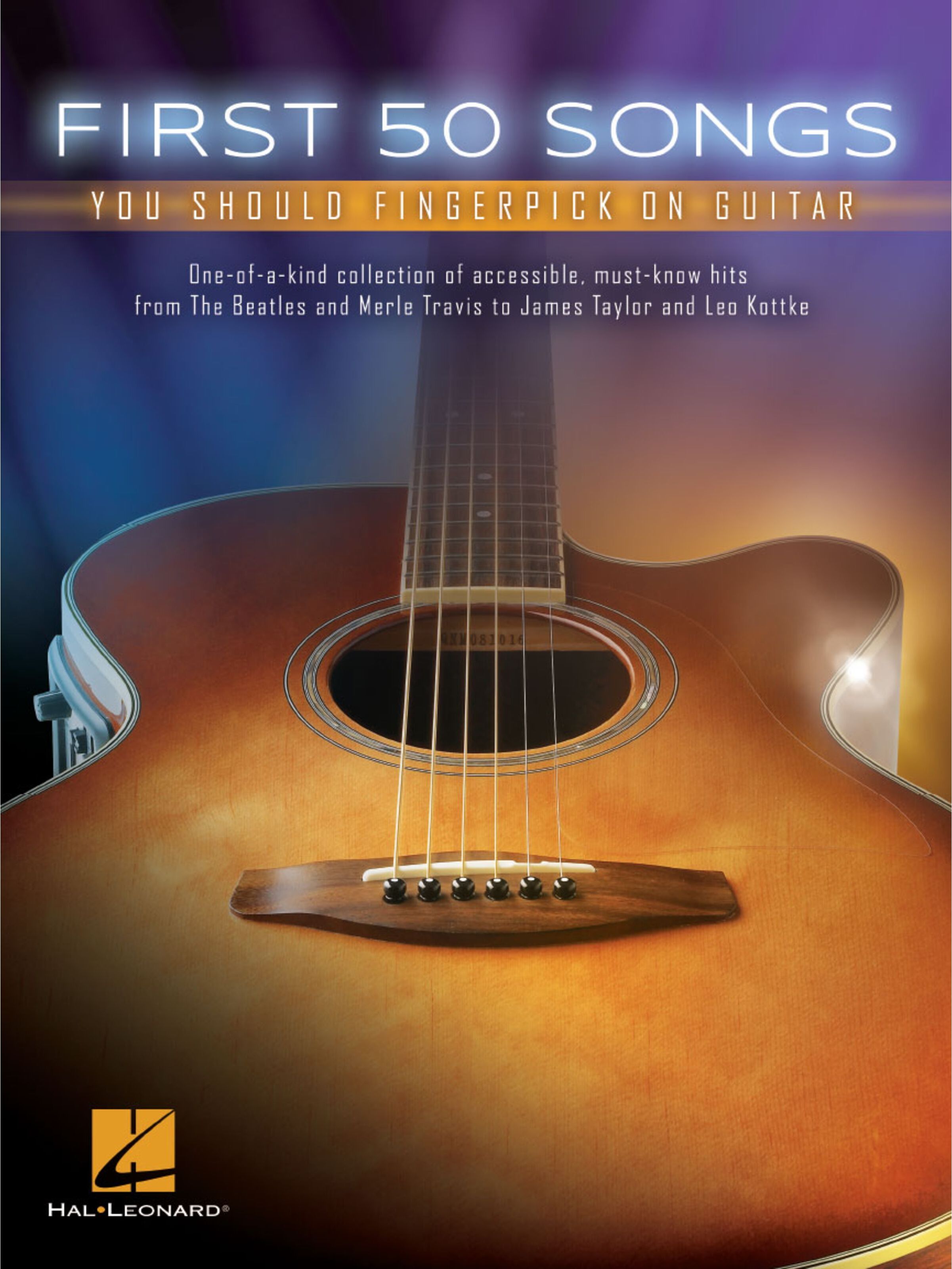 Hal Leonard First 50 Songs You Should Fingerpick On Guitar - Songbook