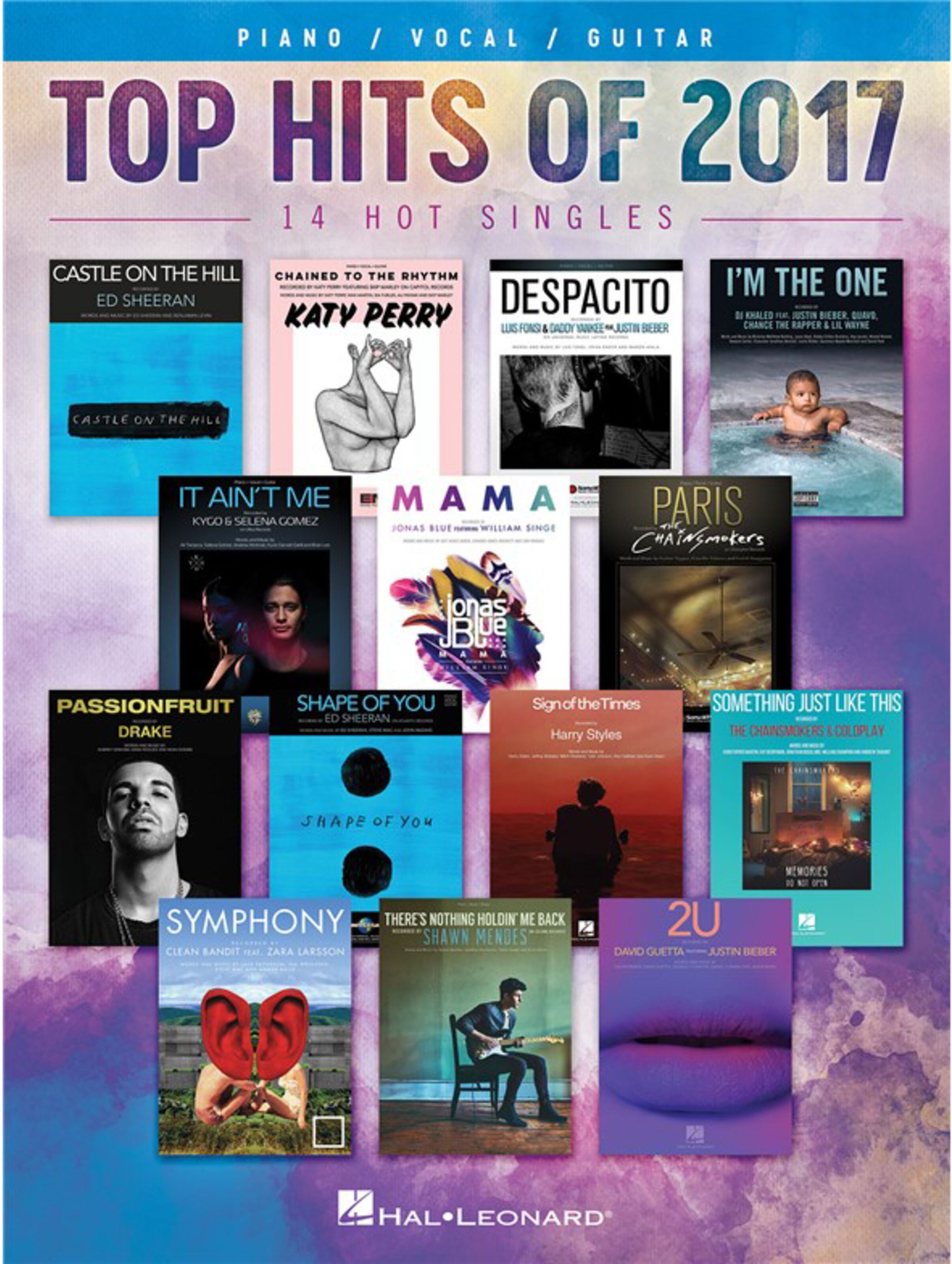 Hal Leonard Top Hits Of 2017 - Songbook