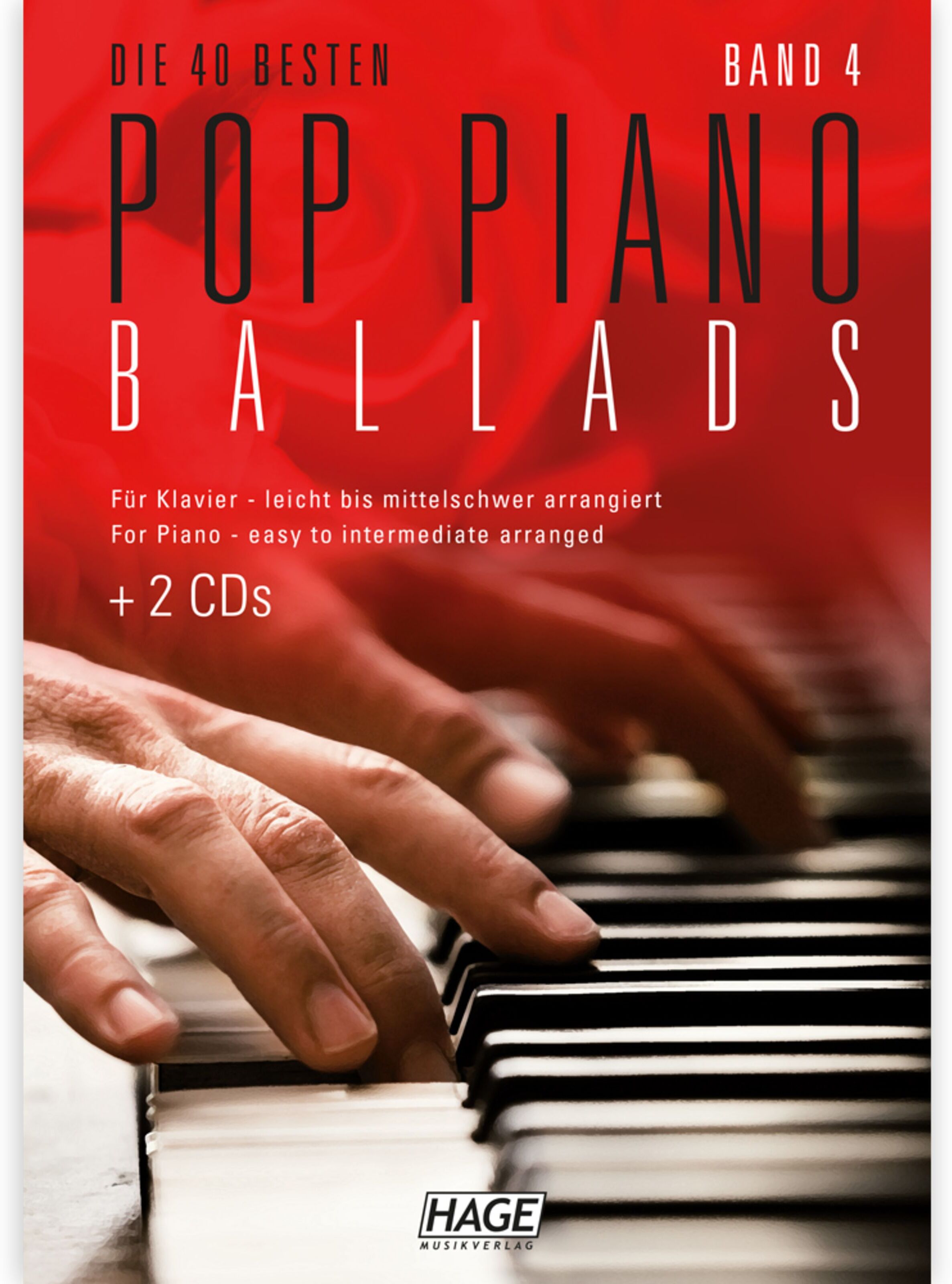 Hage Musikverlag Pop Piano Ballads 4 - Songbook