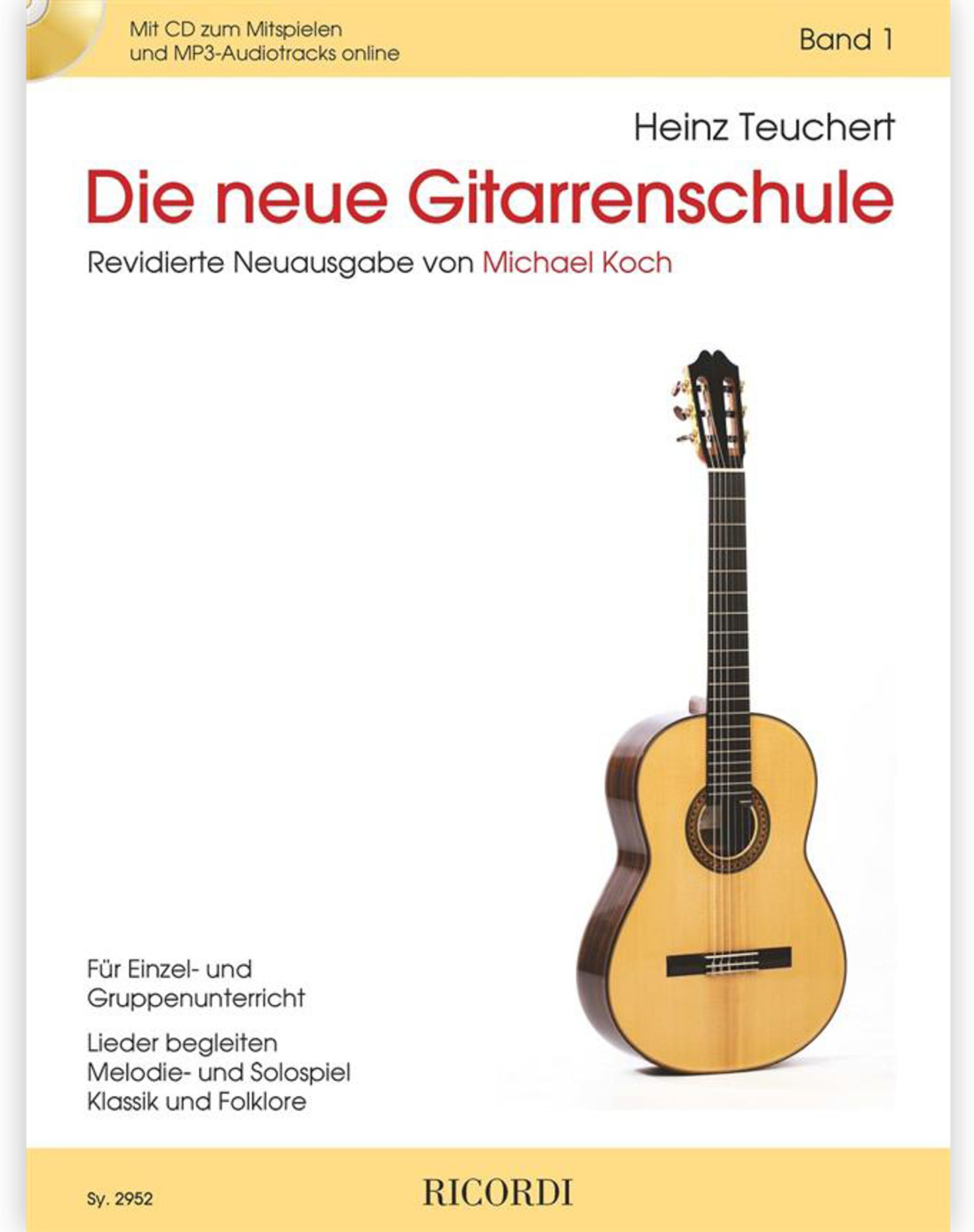 Ricordi Die neue Gitarrenschule 1 - Schulwerk für Gitarre