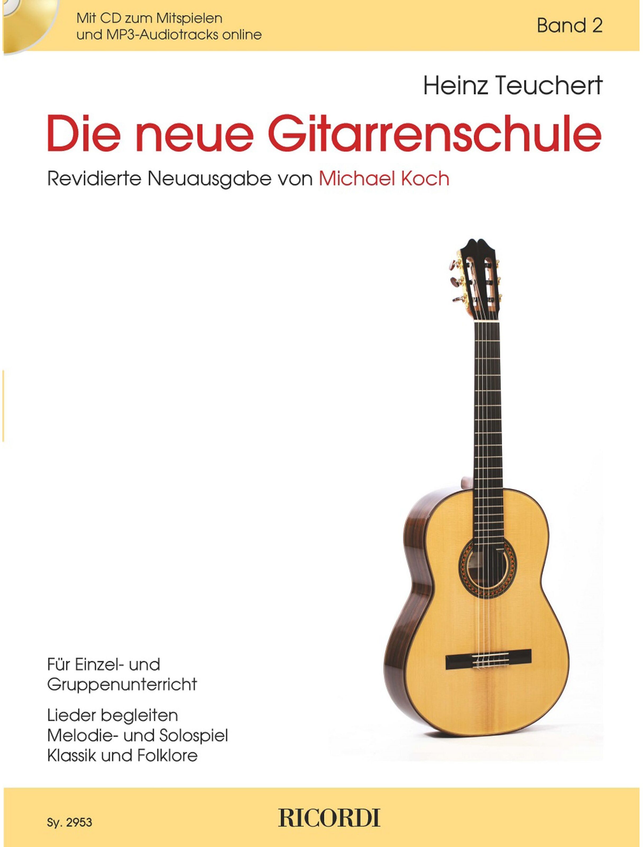 Ricordi Die neue Gitarrenschule 2 - Schulwerk für Gitarre