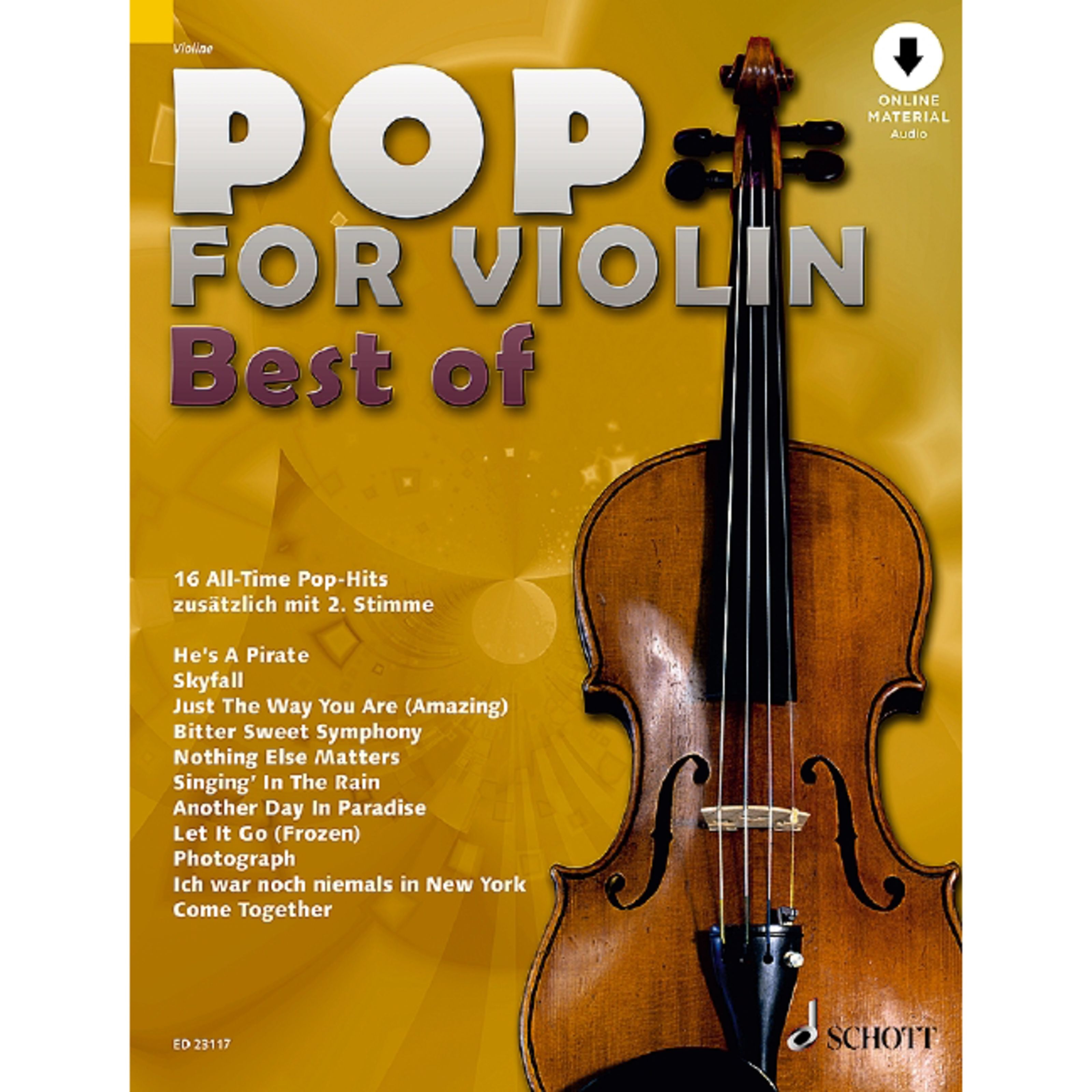 Schott Music Pop for Violin - Best of - Noten für Streichinstrumente