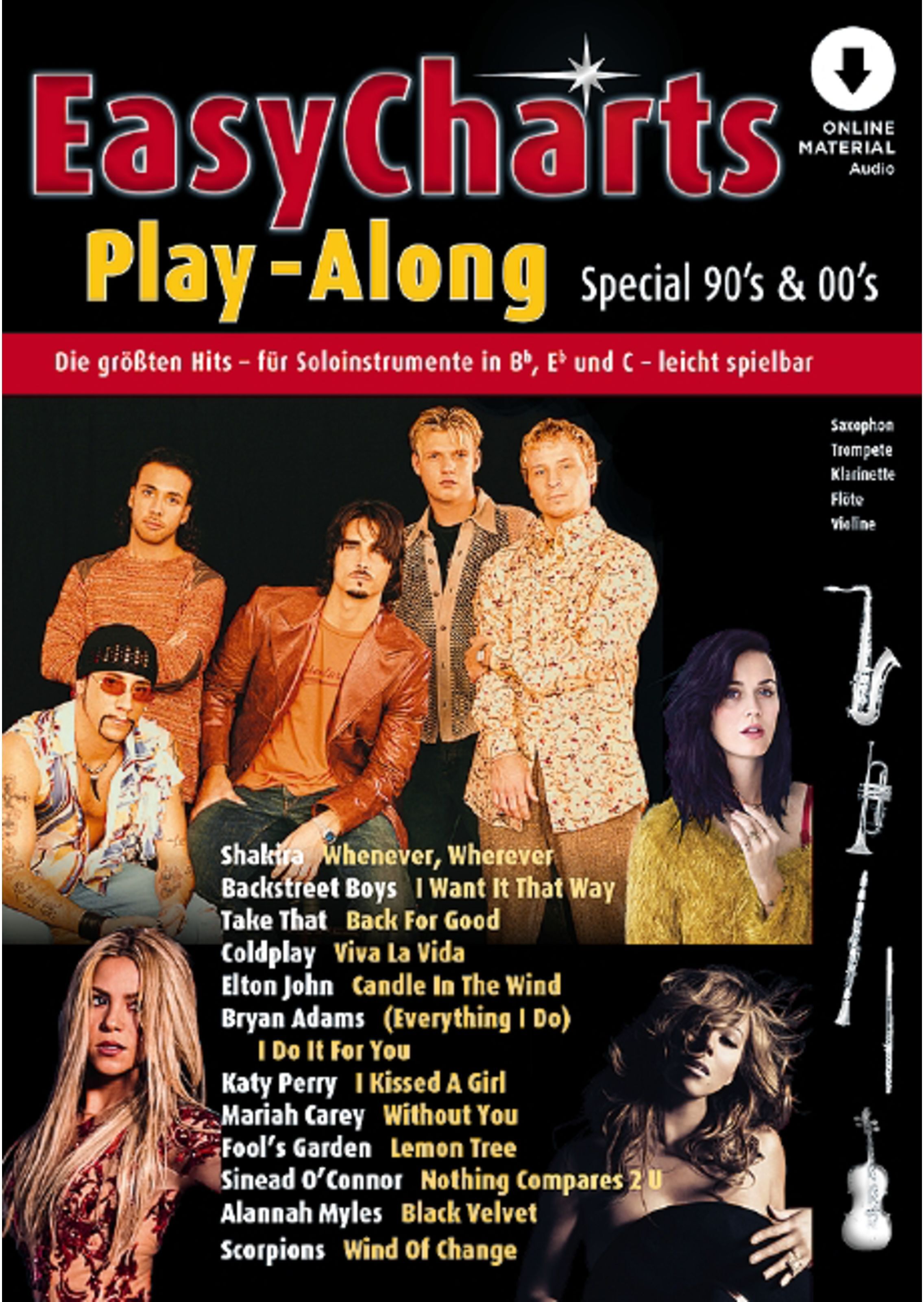 Schott Music Easy Charts Play-Along Special 90's & 00's - Songbook