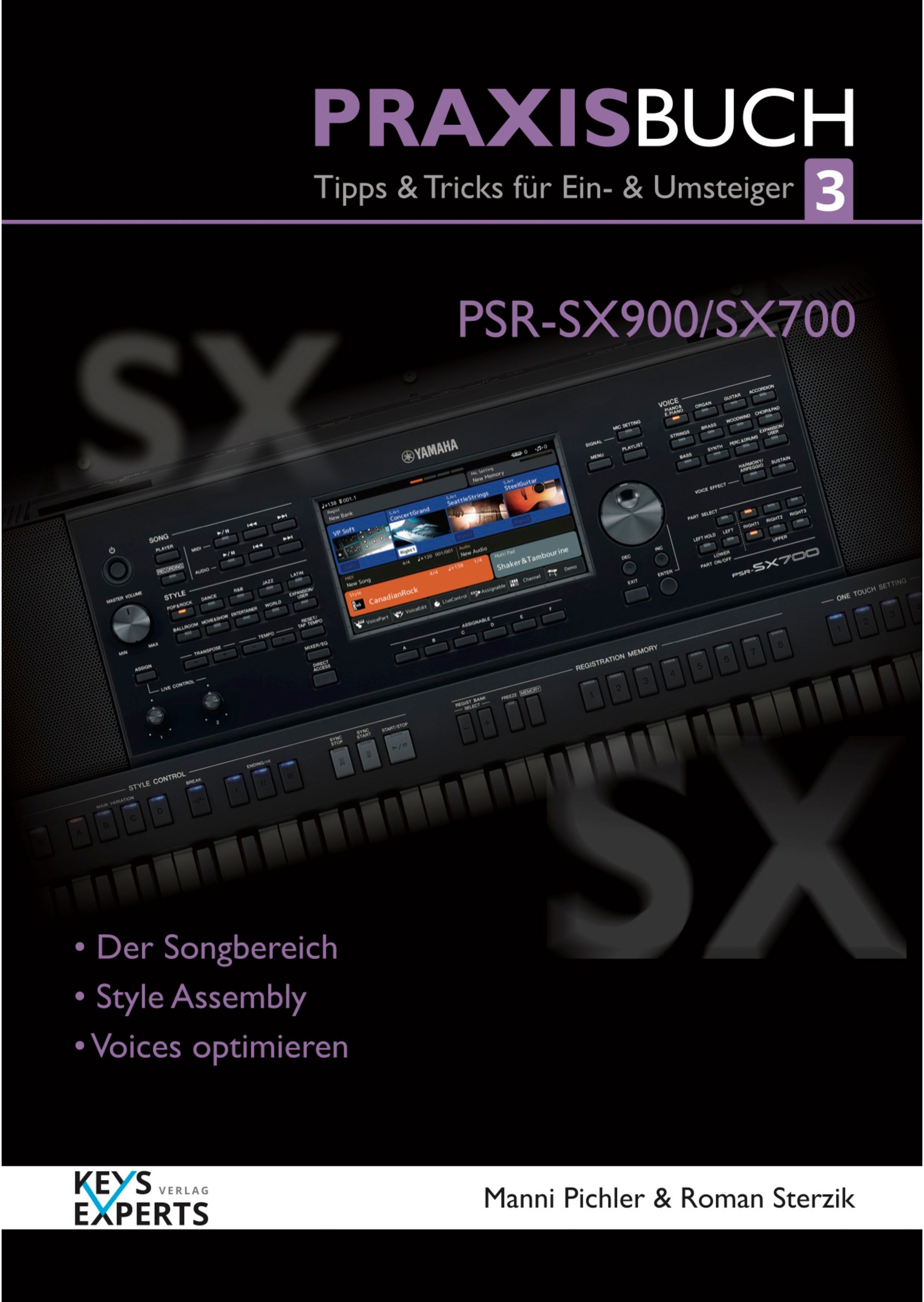 Keys Experts Verlag PSR-SX900/SX700 Praxisbuch 3 - Fachbuch für Tasteninstrumente