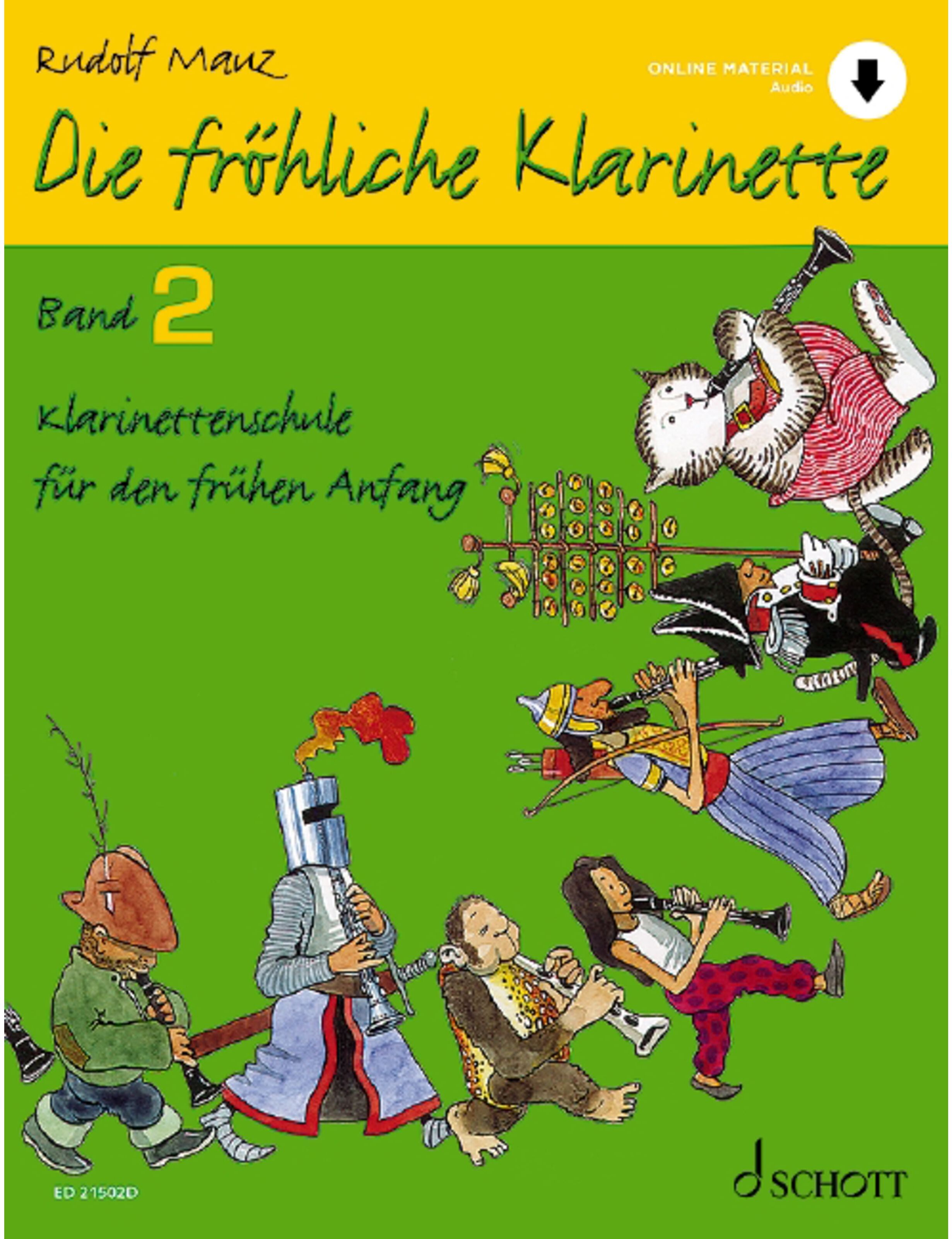 Schott Music Die fröhliche Klarinette 2 - Schulwerk für Holzblasinstrumente