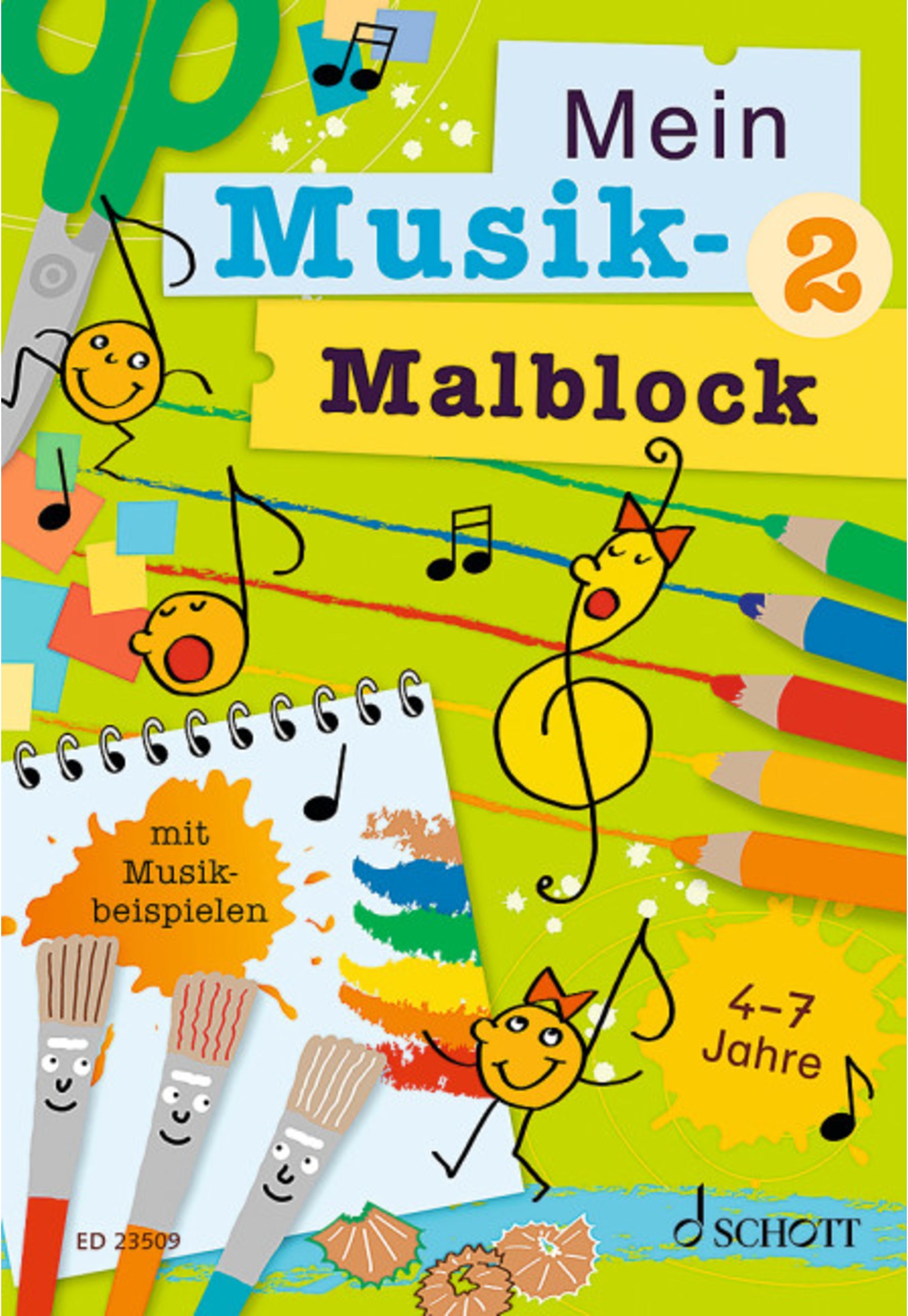 Schott Music Mein Musik-Malblock 2 - Musikpädagogik