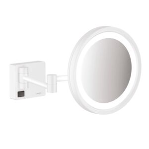 Hansgrohe AddStoris Kosmetikspiegel, mit Beleuchtung, Vergrößerung 3-fach, 41790700,