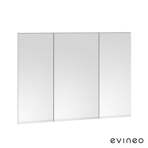 evineo ineo   ineo PRO Spiegelfront-Set für Spiegelschrank mit 3 Türen, BL000068,