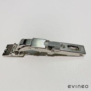 evineo ineo Glasscharnier-Set ohne Soft-Close, für Spiegelschrank, 2 Stück, BL000057,