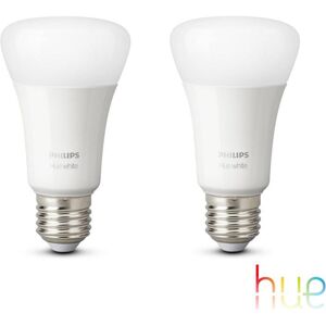 Philips Hue White LED E27, 9,5 Watt Doppelpack, 8719514319028,