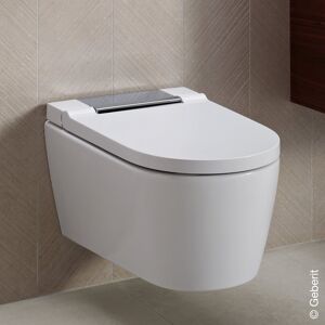 Geberit AquaClean Sela Wand-Dusch-WC Komplettanlage, mit WC-Sitz, 146220211,