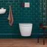 Duravit ME by Starck Wand-Tiefspül-WC Compact Set, rimless, mit WC-Sitz, 45300900A1,