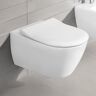 Villeroy & Boch Subway 2.0 Combi-Pack Wand-Tiefspül-WC, offener Spülrand, mit WC-Sitz, 5614R201,