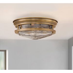 Elstead Lighting Hadrian Deckenleuchte 2-flammig, QN-HADRIAN-FS-BR-CLEAR,