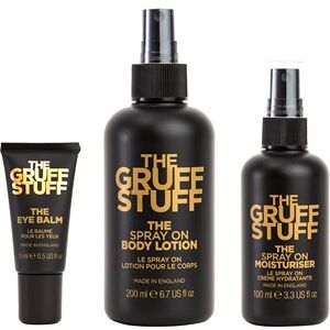 The Gruff Stuff Pflege Gesichtspflege The All In One Set The Eye Balm 15 ml + The Spray on Body Lotion 200 ml + The Spray on Moisturiser 100 ml