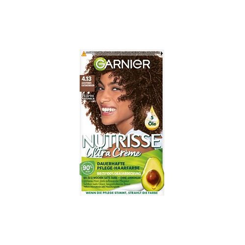 GARNIER Haarfarben Nutrisse Ultra Creme Dauerhafte Pflege-Haarfarbe 8.11 Aschiges Hellblond