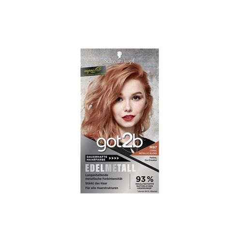 GOT2B Haarfarben Coloration M97 Coral Metallic BlondEdelmetall