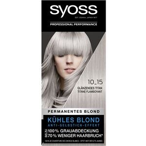 Syoss Colorationen Coloration 10_15 Glänzendes Titan Stufe 3Permanentes Blond