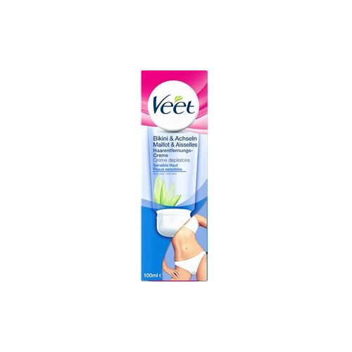 Veet Haarentfernung Cremes Enthaarungscreme Bikini & Achseln Sensitive Haut