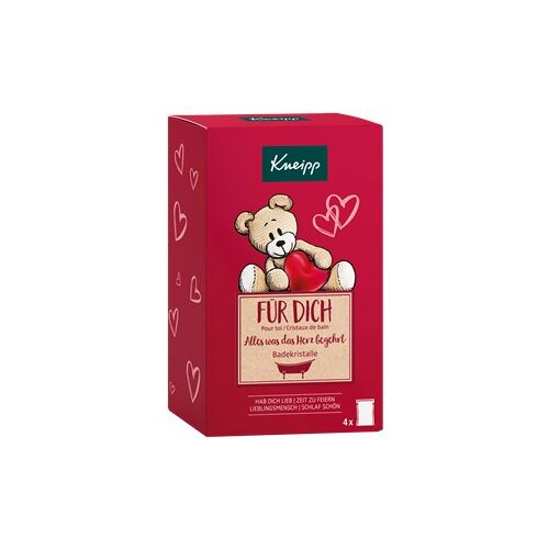 Kneipp Badezusatz Badekristalle Für Dich Geschenkset Badekristall Hab dich lieb 60 g + Badekristall Alles wird gut 60 g + Badekristall Viel Glück 60 g + Badekristalle Schlaf Schön 60 g