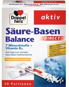 Doppelherz Gesundheit Mineralstoffe & Vitamine Säure-Basen Balance 20 Stk. Doppelherz Gesundheit Mineralstoffe & Vitamine Säure-Basen Balance 20 Stk.