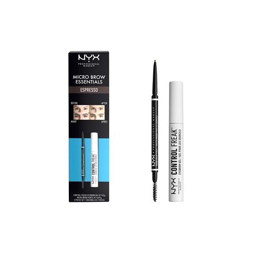 NYX Professional Makeup Augen Make-up Augenbrauen Geschenkset No. 2 – Augenbrauengel 9 g + Augenbrauenstift 0,09 g