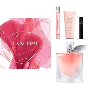 Lancome Damen Parfum La vie est belle Geschenkset Eau de Parfum Spray 100 ml + Eau de Parfum Spray 10 ml + Body Lotion 50 ml + Hypnôse Mascara 2 ml