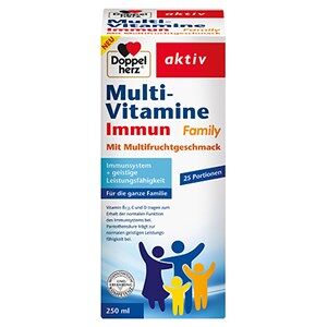 Doppelherz Gesundheit Immunsystem & Zellschutz Multi-Vitamine Immun Family 250 ml