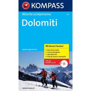 Kompass Skitouren-Atlas Dolomiten