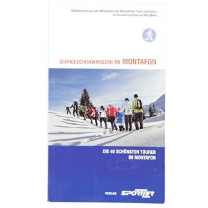 Sportler Schneeschuhwandern in Montafon - Führer