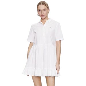 Tommy Jeans Poplin Tiered W - Kleid - Damen