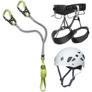 Edelrid Klettersteig-Komplettset Comfort: Klettersteigset Cable Comfort VI + Klettergurt Black Diamond Momentum 4S + Helm Black Diamond Half Dome