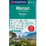 Kompass Karte N.53: Meran und Umgebung 1:50.000