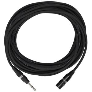 Sommer Cable SGFD-1000-SW Stage 22 Highflex XLR Male - Klinke Stereo 10 Meter