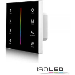 Fiai IsoLED Sys-Pro RGBW 4 Zonen Einbaufernbedienung Touch DMX Output schwarz 230V