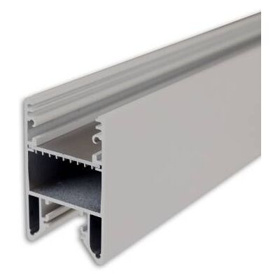 ISOLED Leuchtenprofil HALON Aluminium silber pulverbeschichtet 200cm max. 28mm Stripes mit einklickbarem Kühlstreifen Fiai IsoLED 117387 ISOLED Leuchtenprofil HALON Aluminium silber pulverbeschichtet 200cm max. 28mm Stripes mit einklickbarem Kühlstreifen Fiai IsoLED 117387