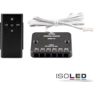 Fiai IsoLED MiniAMP LED Touch Funk Dimmer PWM 1 Kanal 12-24V DC 5A inkl. Fernbedienung...