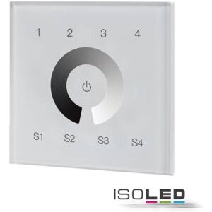 Fiai IsoLED DALI 4 Gruppen / 4 Szenen Einbau-Touch Master-Dimmer weiß 100-240V AC /...