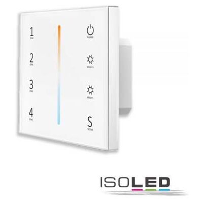 ISOLED Sys-pro Berührungssender Weiß - Dimmbar, 4 Kreise ISOLED Sys-pro Berührungssender Weiß - Dimmbar, 4 Kreise
